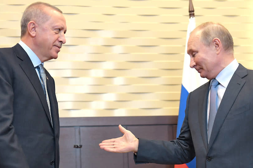 Эрдоган заявил о поддержке Путиным идеи создания «платформы шести»