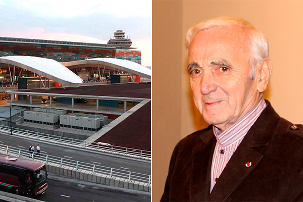 Минкульт Армении предлагает переименовать аэропорт в память Шарля Азнавура