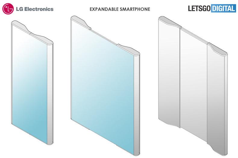 Смартфон с экраном, увеличивающимся вдвое: в Сети нашли недавний патент компании LG