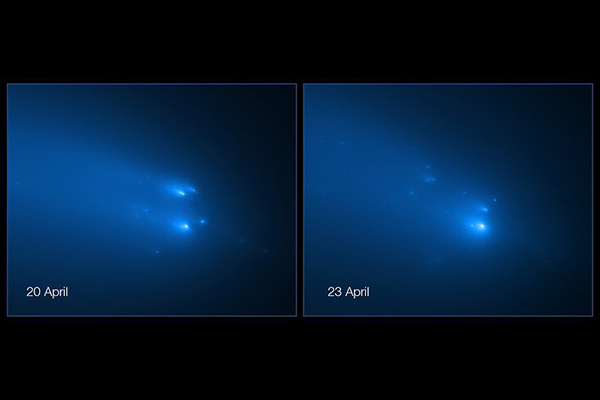 Космический телескоп зафиксировал окончательную гибель небесного тела, которое могло стать ярчайшей кометой за последние 13 лет