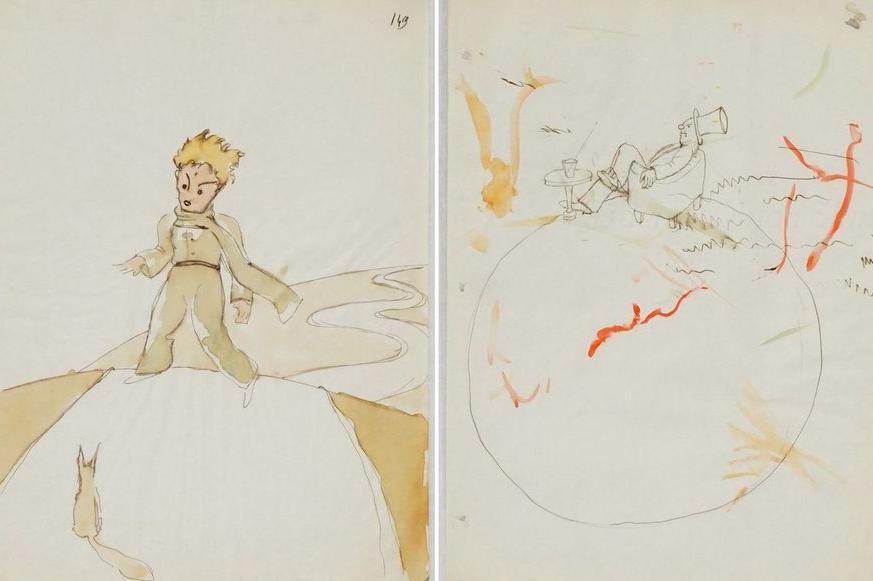 В Швейцарии найдены уникальные иллюстрации авторства Антуана де Сент-Экзюпери к «Маленькому принцу»