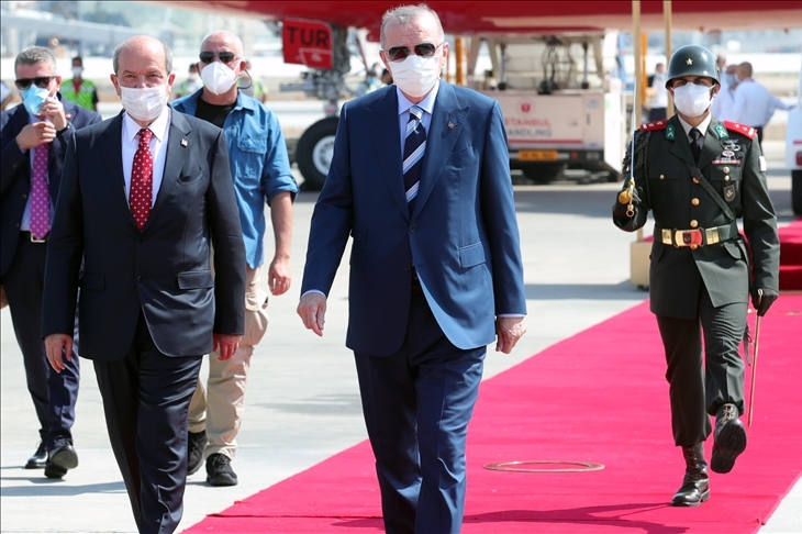 Эрдоган прибыл в Турецкую республику Северного Кипра с двухдневным визитом