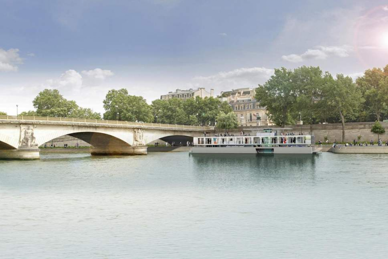 Fluctuart: у берегов Сены в Париже откроется первый в мире плавучий музей стрит-арта