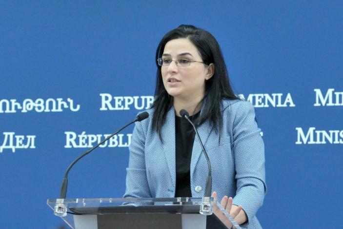 Բանակցային ձևաչափը բխում է 1994թ.-ի եռակողմ՝ ԼՂ, Ադրբեջան և Հայաստան հրադադարի համաձայնագրից․ ԱԳՆ խոսնակը հստակեցրել է