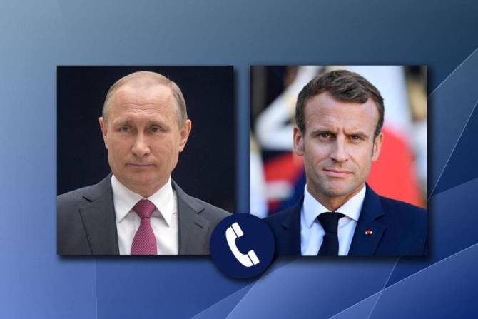 Путин и Макрон обстоятельно обсудили развитие ситуации вокруг Нагорного Карабаха