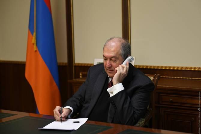 Президенты Армении и Израиля обменялись информацией о текущем состоянии коронавируса в своих странах, и о мерах, принимаемых для преодоления инфекции