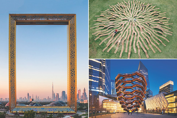 Современные мегаполисы – поле для дерзких архитектурных экспериментов: эффектные городские арт-объекты