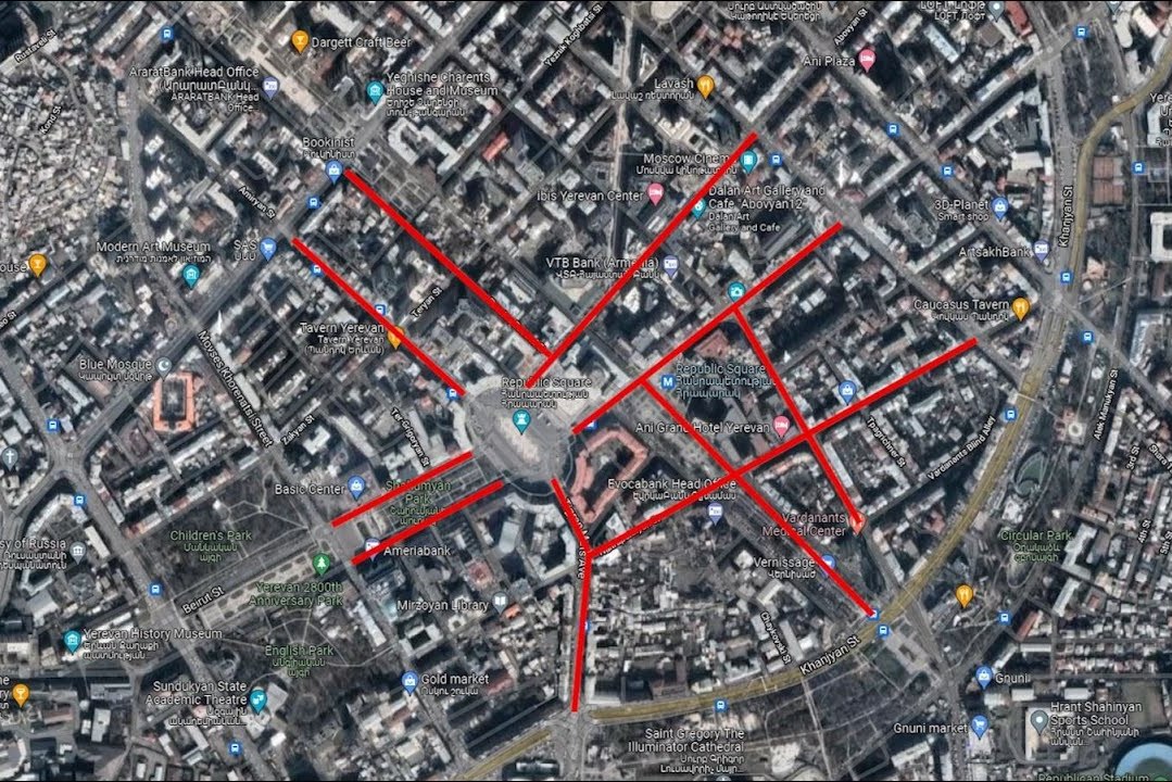 Սեպտեմբերի 20-ին, 21-ին Երևանում մի շարք փողոցներ փակ կլինեն