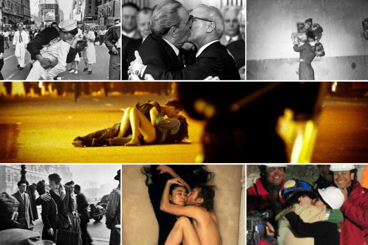 Культовое свидетельство события: семь эпохальных поцелуев, которые попали на фото и изменили мир