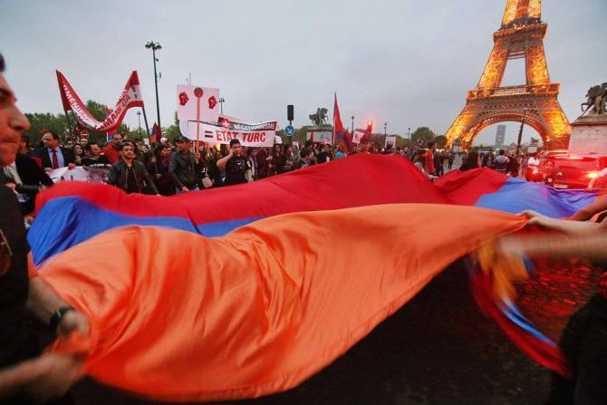 Во Франции по инициативе армянской общины 24 апреля пройдут памятные мероприятия