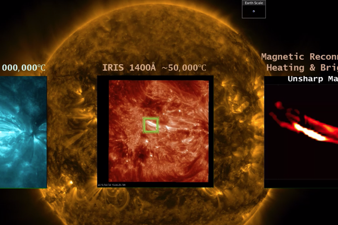 На Солнце впервые обнаружили «нановспышки»