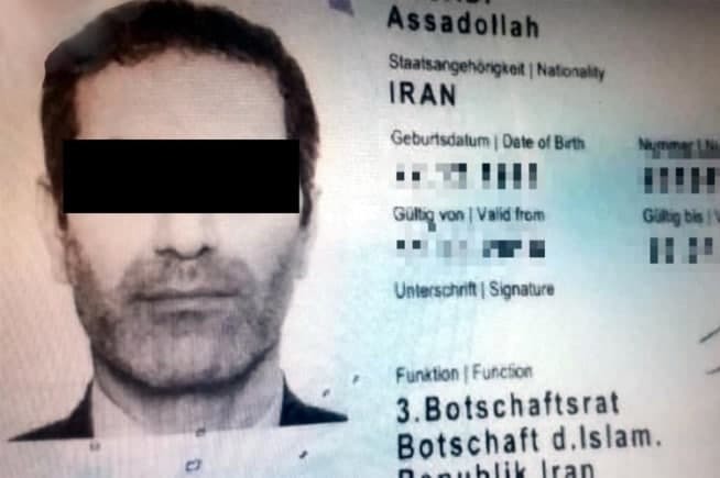 Работавший в Вене иранский дипломат приговорен к 20 годам за попытку теракта во Франции