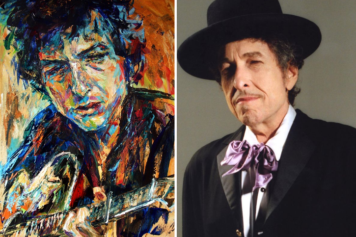 Он всегда создавал очень яркий мир — как словами с музыкой, так и красками: Боб Дилан – художник 