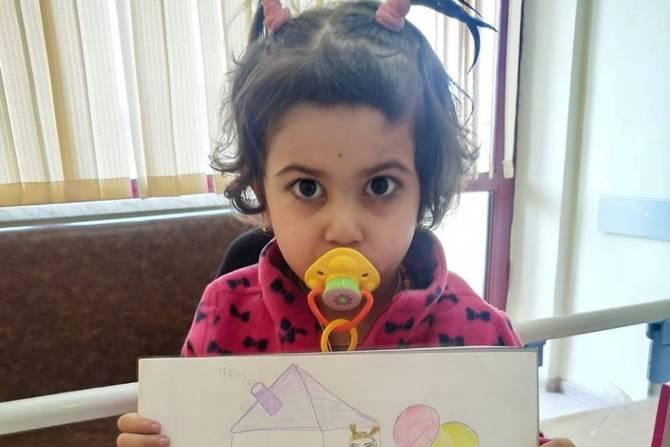 Трехлетняя малышка выздоравливает: в МЦ “Норк-Мараш” ждут второго иракского ребенка