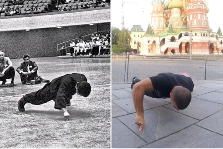 Фитнес-тренер из Москвы Манвел Мамоян побил рекорд легендарного Брюса Ли  