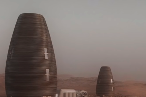 Нью-йоркские дизайнеры напечатали лучший дом для жизни на Луне или Марсе