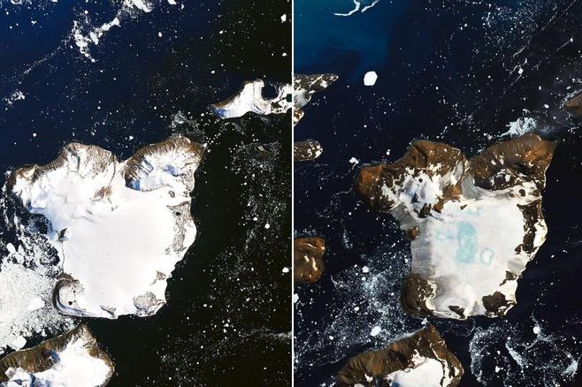 Всего за 9 дней: тепловая волна уничтожила 20% льда и снега на антарктическом острове 